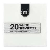 m Serviettes 2 Ply