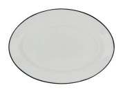 ENHANCE Shallow Bowl Black Rim