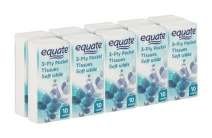 EQUATE 3-Ply Facial Tissue Pocket Packs