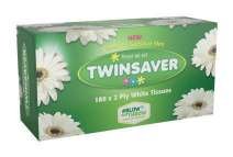 TWINSAVER Facial Tissues