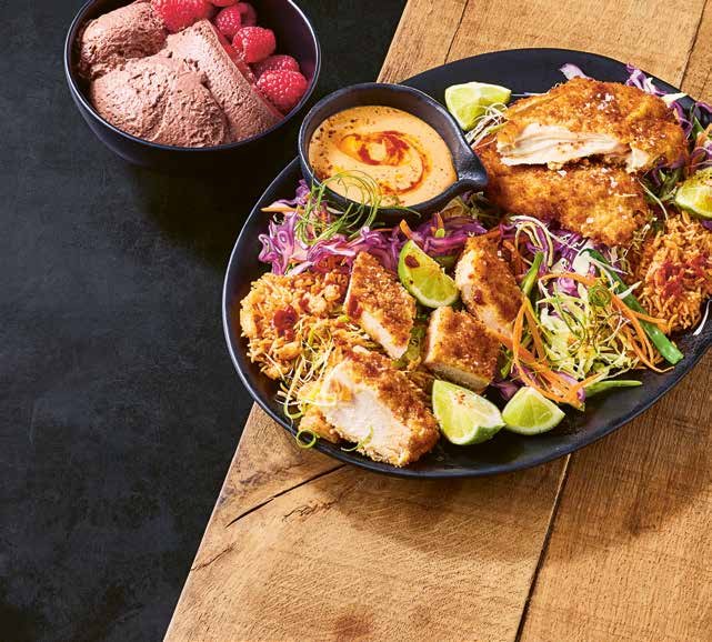 Crumbed Chicken Schnitzel